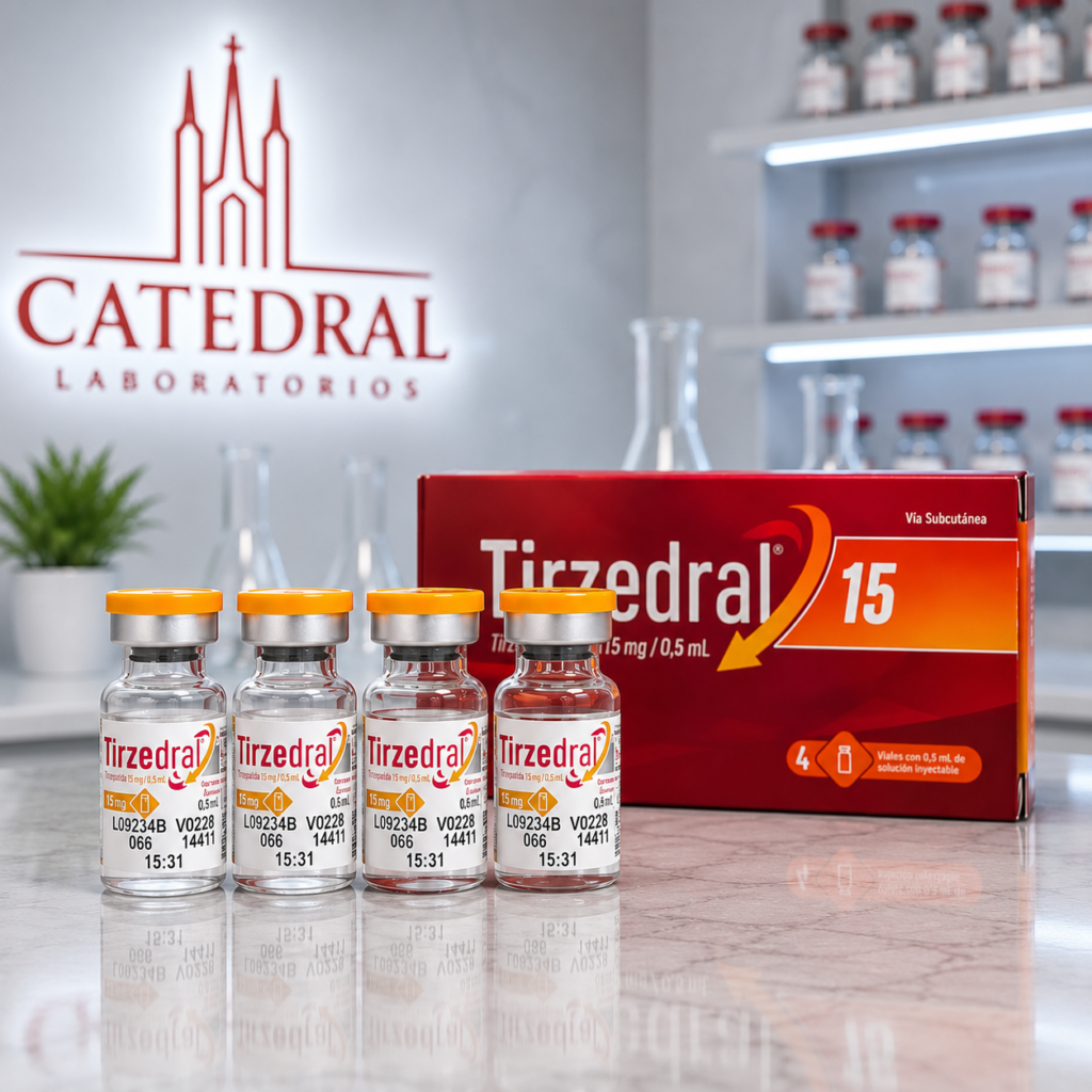 TIRZEPATIDA TIRZEDRAL 15MG 4 VIALS