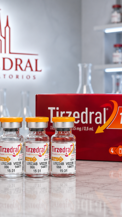 TIRZEPATIDA TIRZEDRAL 15MG 4 VIALS