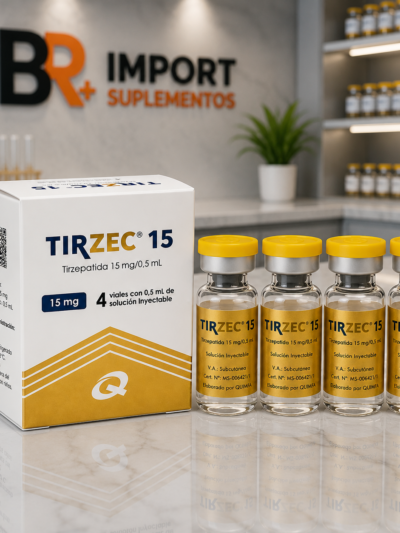 TIRZEPATIDA TIRZEC 15mg 4 VIALS NOVA VERSÃO